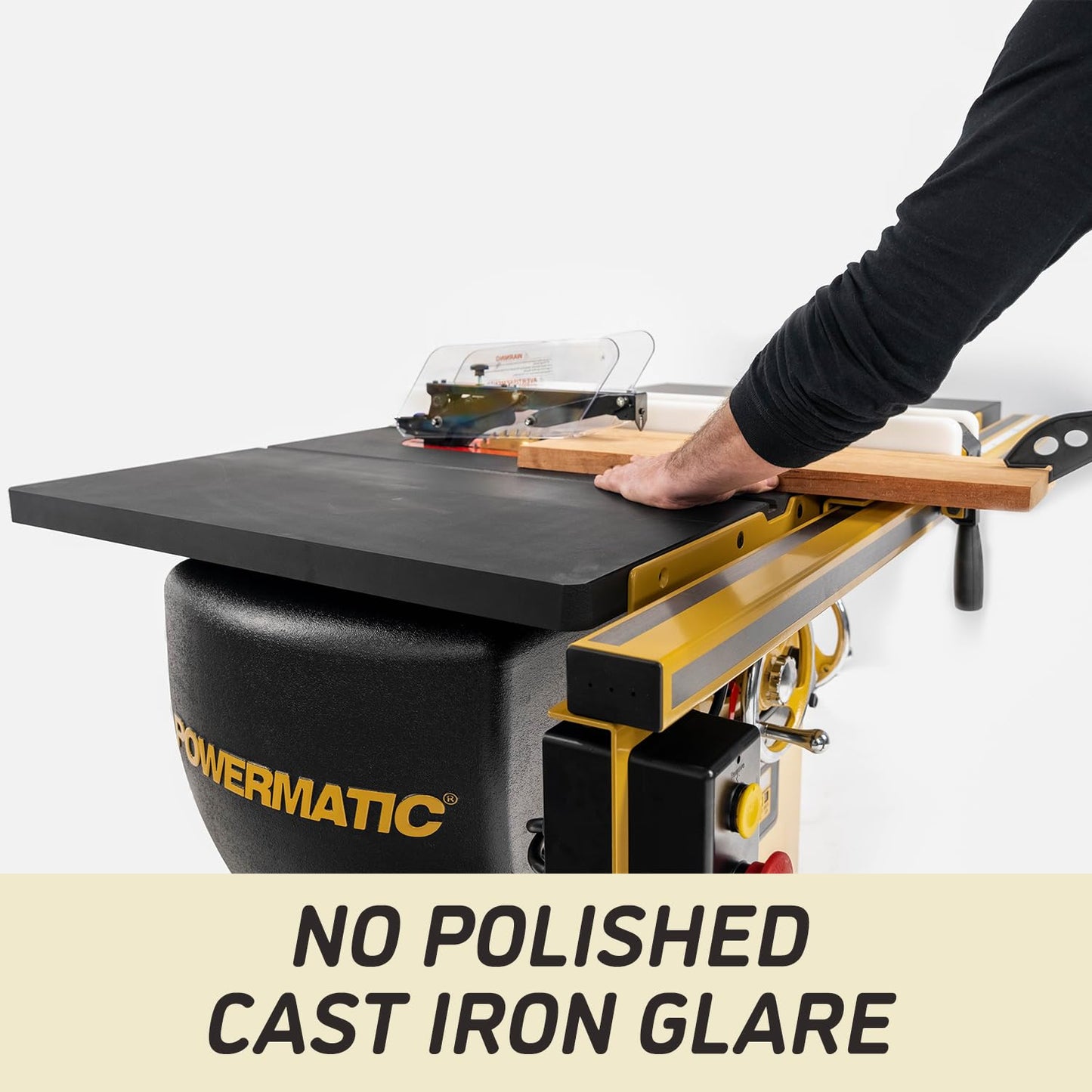 Powermatic ArmorGlide 10-Inch Table Saw, 30-Inch Rip, 1-3/4 HP, 115/230V 1Ph (PM1000T)