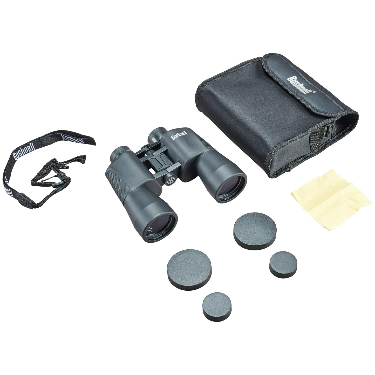 Bushnell Powerview 12x50 Wide Angle Binocular, Black