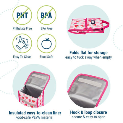 Wildkin Kids Insulated Lunch Bag – Keeps Food Hot or Cold, Easy-Clean Lining and BPA-free for Boys & Girls, Ideal for School, Travel & Daycare - Magical Unicorns