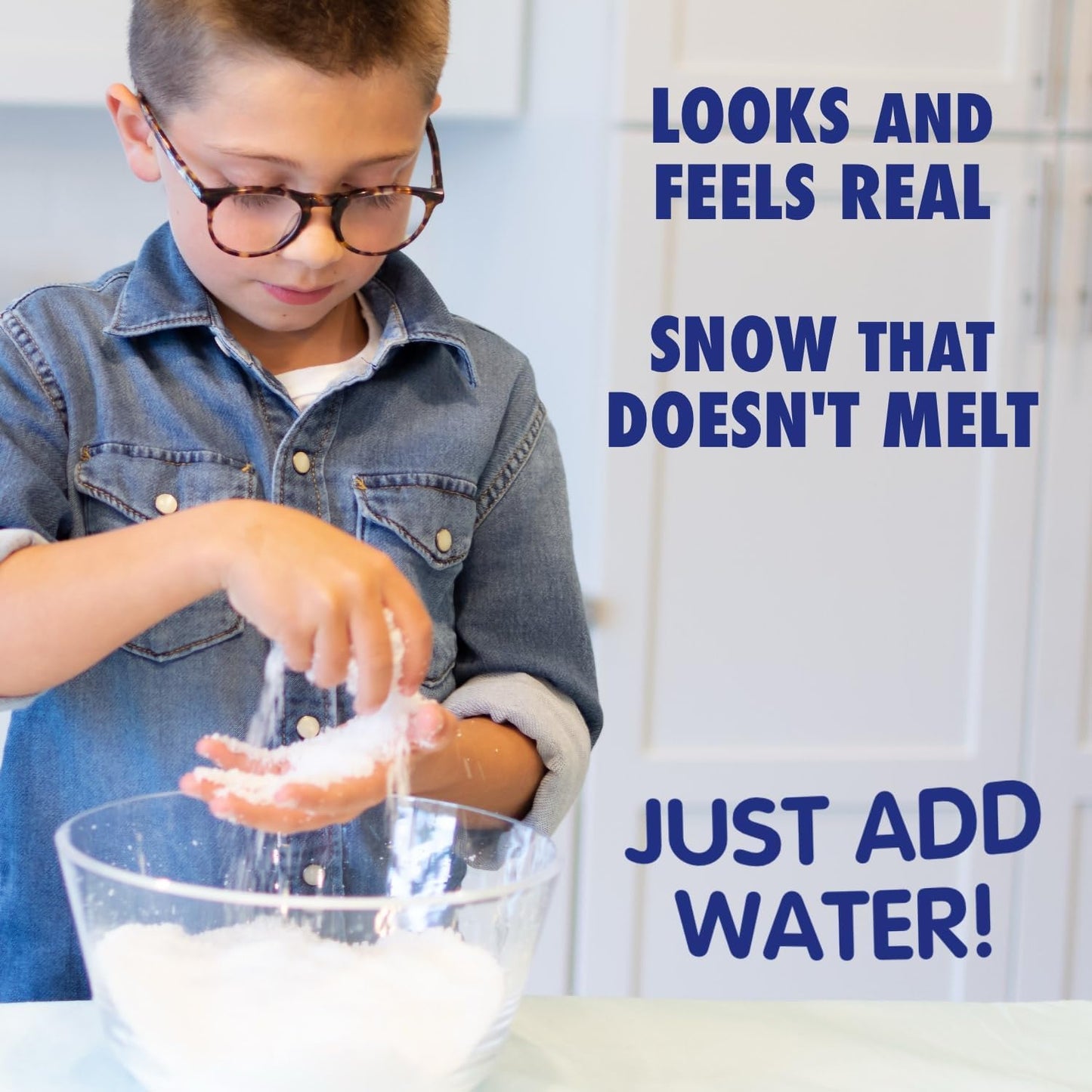 Jumbo Instant Snow - Realistic Artificial Snow for Winter Fun | 30 Gallon Pack