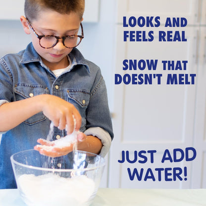 Jumbo Instant Snow - Realistic Artificial Snow for Winter Fun | 30 Gallon Pack