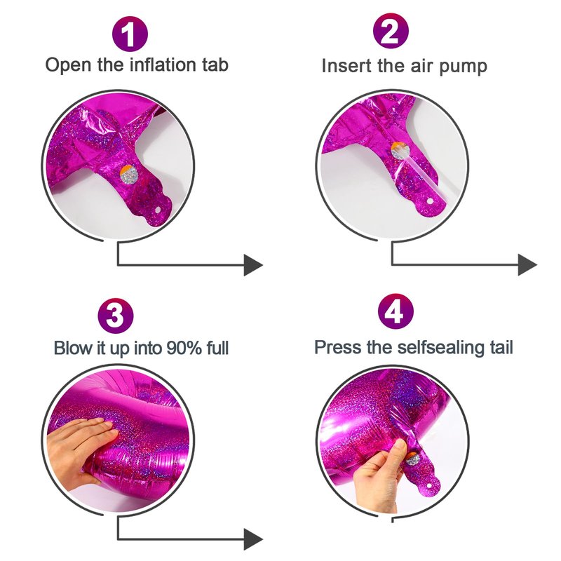 Laser Hot Pink 6 Balloon, Number Balloons 40 Inch, 6th Balloons for Birthday Decorations, Laser Hot Pink Party Supplies 6 Birthday Balloon, Number 6 Balloon