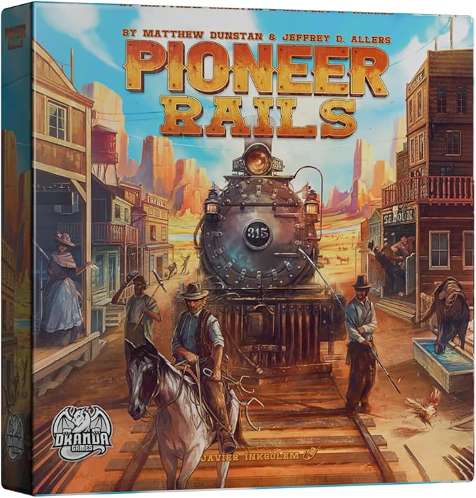 Pioneer Rails Base Game by Dranda Games Strategy Board Game for 1 to 80 Players and Ages 12+