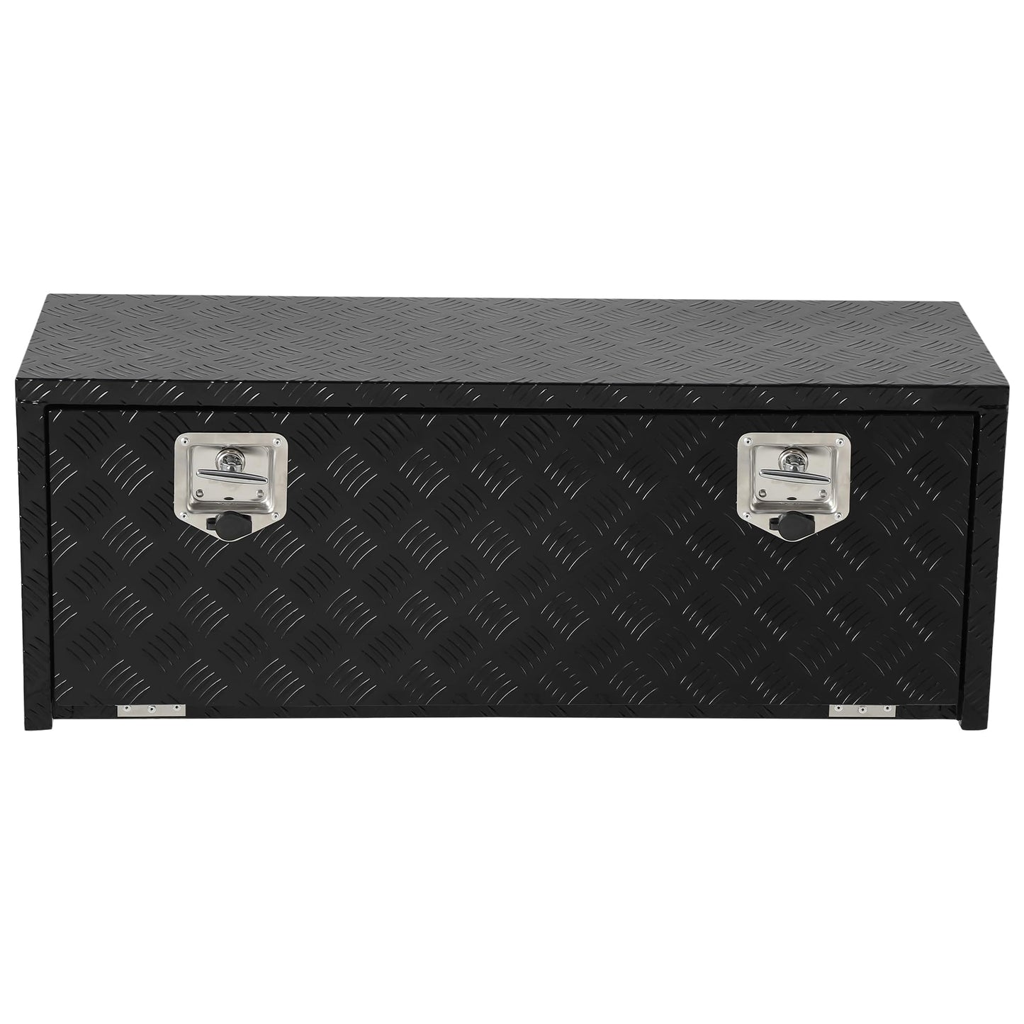 ActiveTrail Heavy Duty Aluminum Truck Bed Tool Box, Waterproof Trailer Storage Box with t-Handle & Lock, 18"X18"X36" Storage Toolbox for Pickup Truck Bed, RV, Trailer