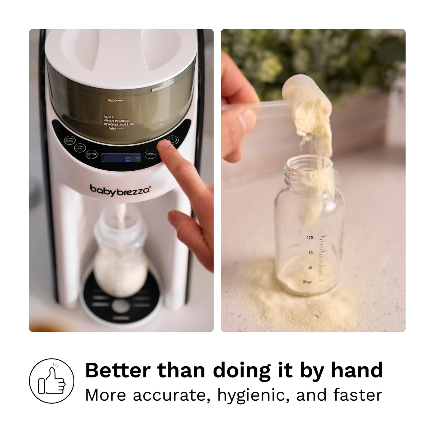 Baby Brezza Formula Pro Advanced Formula Dispenser Machine - Automatically Mix a Warm Formula Bottle Instantly - Easily Make Bottle with Automatic Powder Blending, Charcoal