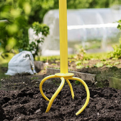 Byhagern Manual Twist Tiller, Efficient Tiller for Gardening, Efficient Soil Cultivation, Garden Bed Tiller, Premium Handheld Garden Tool