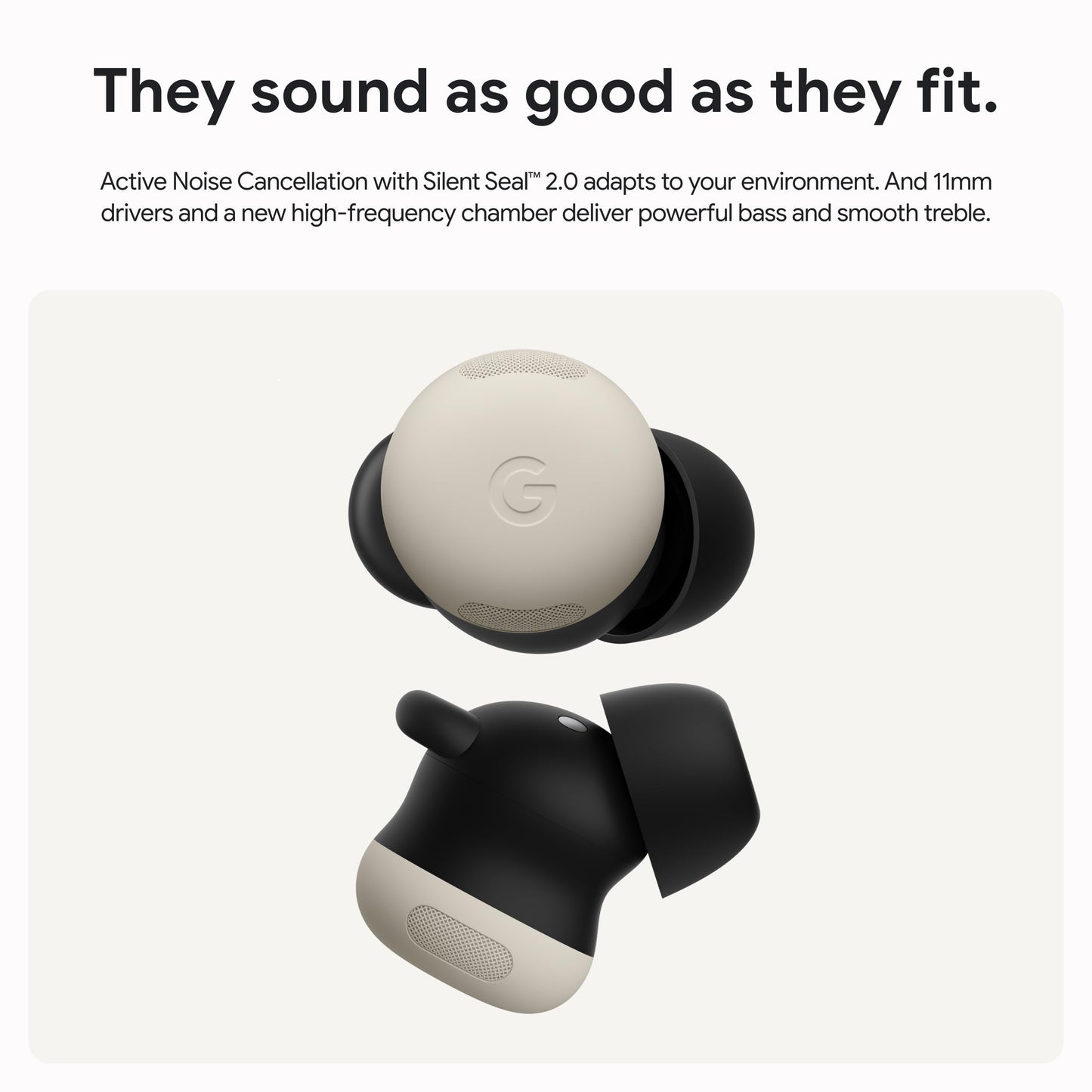 Google Pixel Buds Pro 2 - Wireless Earbuds with Active Noise Cancellation – Bluetooth Headphones - Peony