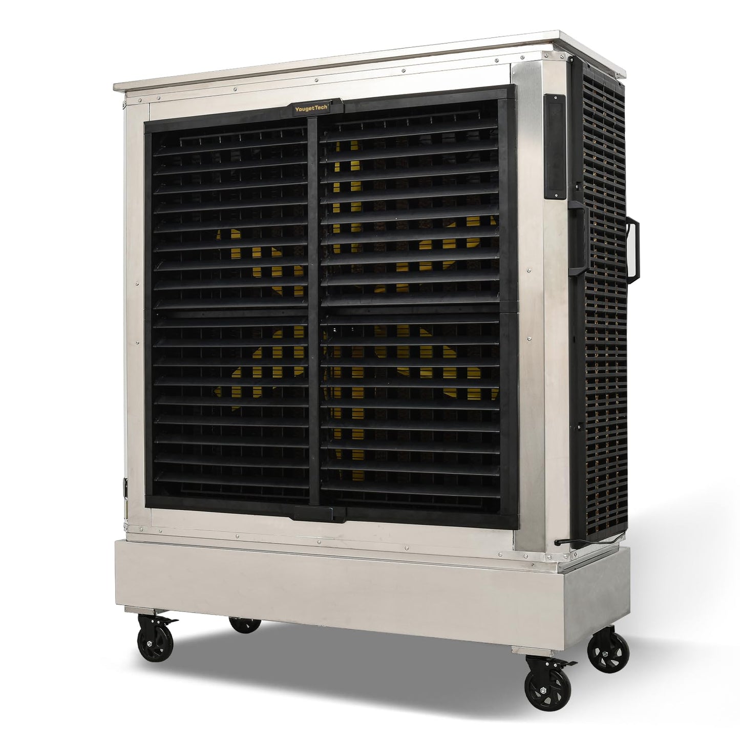 YougetTech 18000 CFM Industrial Swamp Cooler, 43.6Gal Stainless Steel Evaporative Air Cooler, 7‑Speed Oscillating Fan for Warehouse Factory Workshop