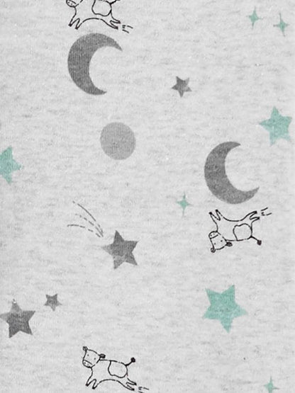Carter's Baby Boys' Snug Fit Cotton Pajamas - 3-Pack Footed Sleepwear Set