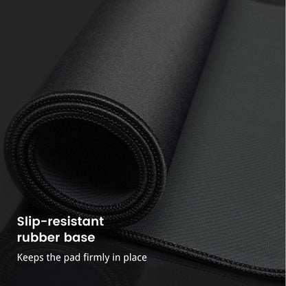 TEDNETGO Large Gaming Mouse Pad, Waterproof Extra Large Big Mouse Pad with Stitched Edge, XXL Non-Slip Black Computer Long Mousepad Desk Mat for Gamer, Office & Home, Black