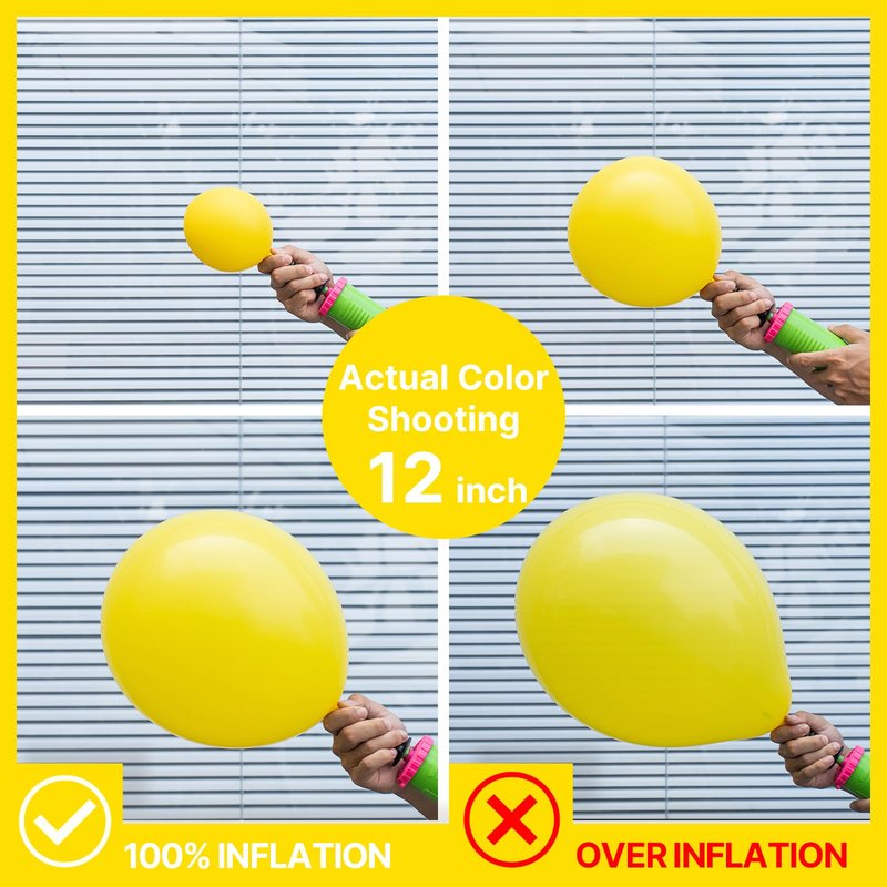 PartyWoo Yellow Balloons 100 pcs Different Sizes of 36 18 12 10 5 Inch Matte Light Yellow Latex Balloon Arch Kit Garland for Easter Bee Baby Shower Sunflower Birthday Graduation Decorations Yellow-Y55
