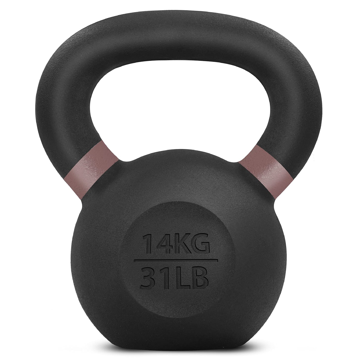 Yes4All Powder Coated Kettlebell, Cast Iron Core Kettlebells with Non-Slip Handle & Flat Bottom for Conditioning, Heavy Duty for Strength Training, 9lb to 71lb - Single & Pair