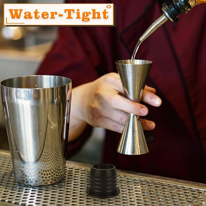 8 Pack Liquor Pour Spout Adapters, Pour Spouts for Large Neck Liquor Bottles, Liquor Bottle Pourers for Alcohol Olive Oil up to 1 inch/25 mm Neck