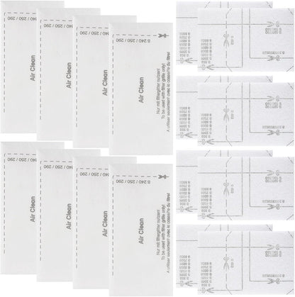 Miele Airclean Filters - 8-Pack Replacement for Compact & Classic C1, C2, C3, S4, S5, S6, S8 Series Vacuums
