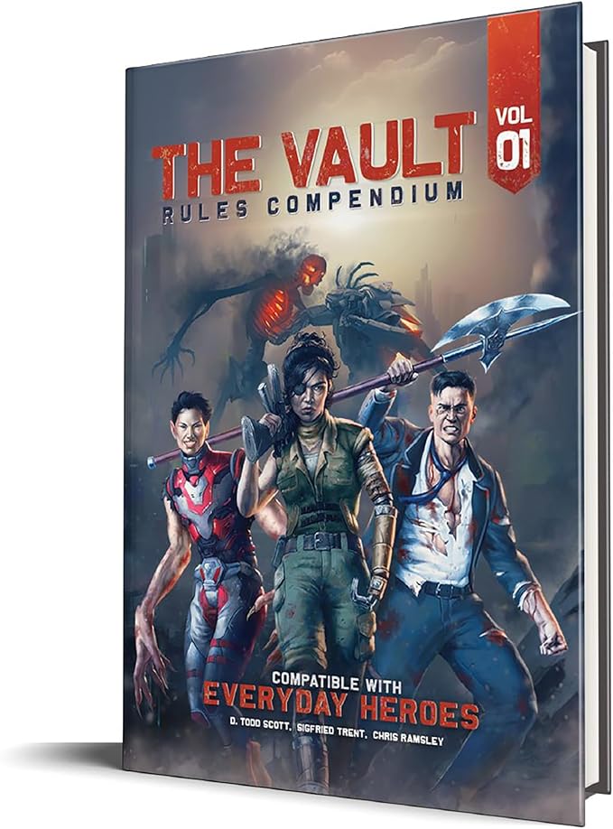 Everyday Heroes: The Vault: Rules Compendium Vol 1 - Cinematic Adventures Rules Hardcover RPG Book Expanded Rules &amp Options Roleplaying