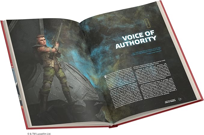 Asmodee Star Wars: Age of Rebellion Roleplaying Game Lead by Example SOURCEBOOK - New Specializations Species &amp Mass Combat Rules RPG for Teens &amp Adults Ages 14+ 3-5 Players