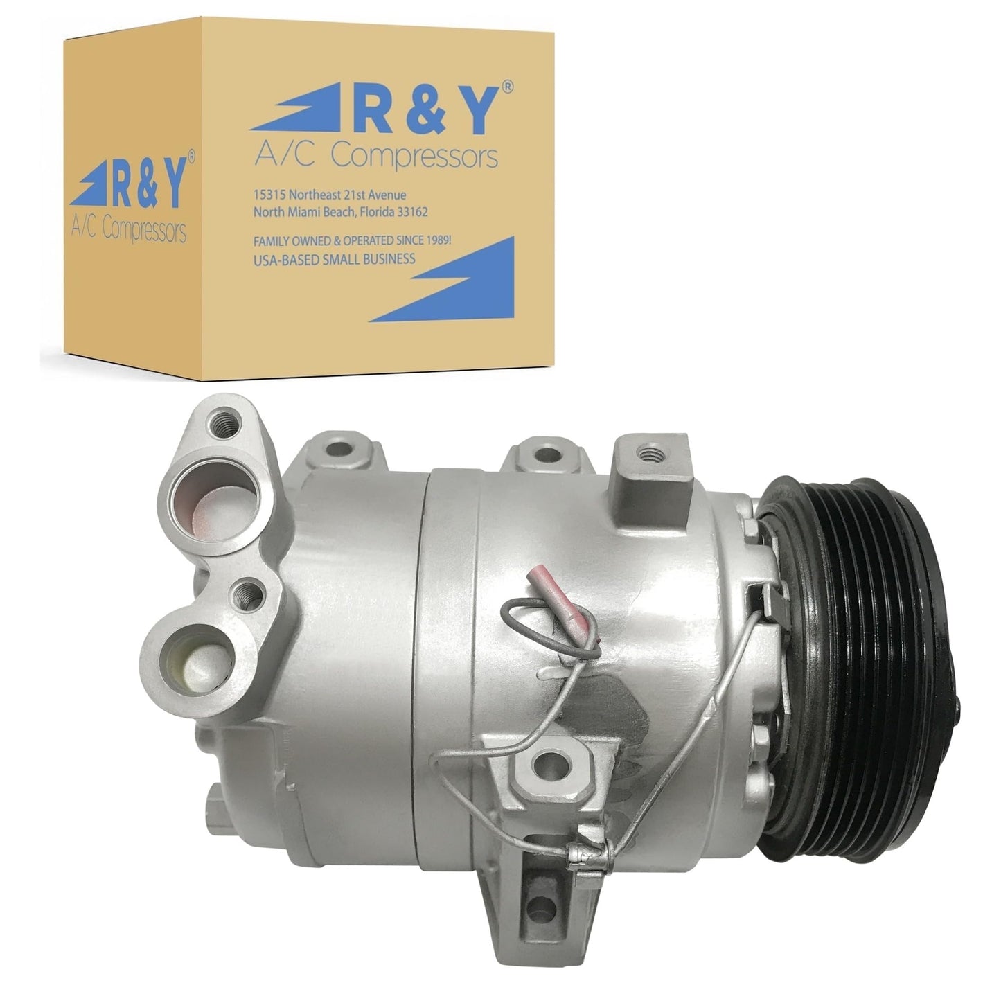 RYC Automotive Air Conditioning Compressor and A/C Clutch EG462 (Fits Mazda 6 2.3L 2003, 2004, 2005, 2006, 2007, 2008. Does Not Fit Mazdaspeed Models)