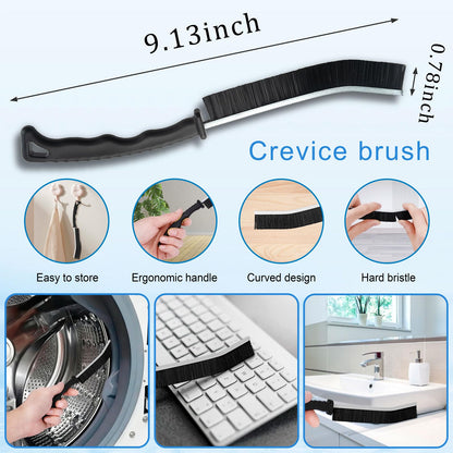 Universal Dryer Vent Cleaner Kit with Vacuum Hose - 4-Piece Lint Brush & Attachment Set for Clothes Dryer, Shop Vac Accessories, Lint Trap Cleaner & Home Maintenance Tools