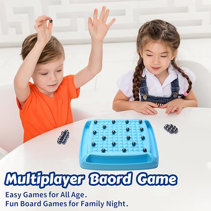 Magnet Game Magnetic Game for Kids and Adults Table Top Board Game for Kids 8-12 Magnet Chess Game 40Pcs for Family Games Night 2-4 Players