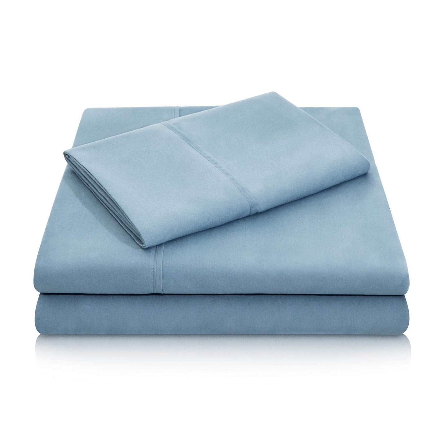 MALOUF Double Brushed Microfiber Super Soft Luxury Bed Sheet Set - Wrinkle Resistant - King Size - Pacific