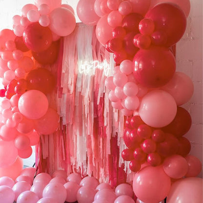 PartyWoo Pink Large Balloons 20 pcs 18 Inch Big Jumbo Giant Matte Rose Hot Watermelon Pink Latex Balloons for Graduation Wedding Baby Shower Princess Bachelorette Birthday Party Decorations Pink-Q11