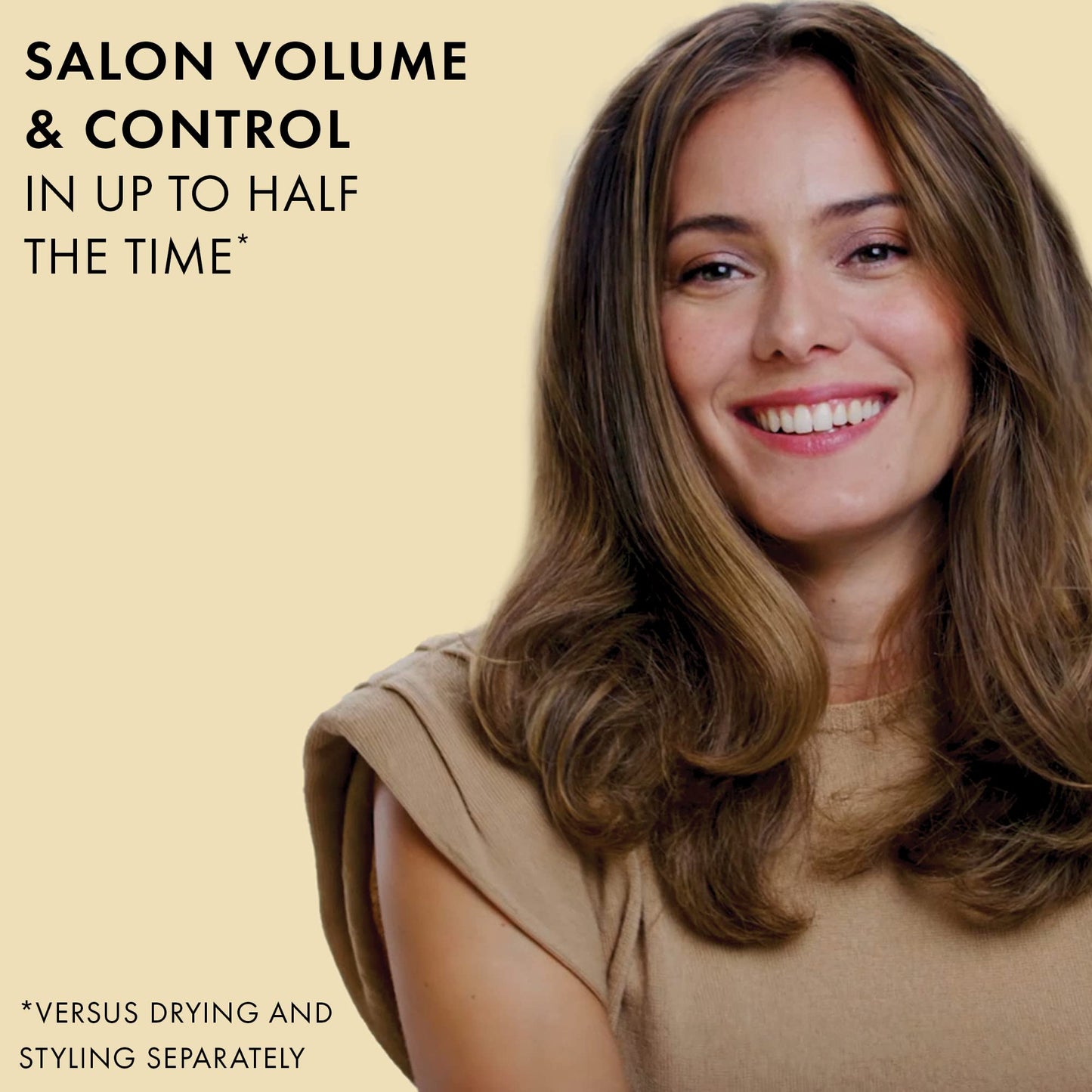 HOT TOOLS 24K Gold Blow Dryer Brush - Hot Air Brush for Salon-Worthy Volume in One Step - Volumizer with 24K Gold Technology for Fast Styling & Long-Lasting Results