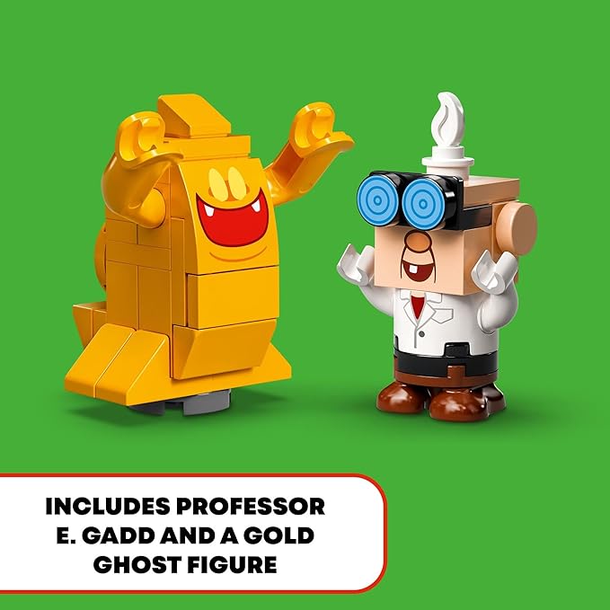 LEGO Super Mario Luigi’s Mansion Lab and Poltergust Expansion Set 71397 Building Kit for Kids Aged 6 and up (179 Pieces)