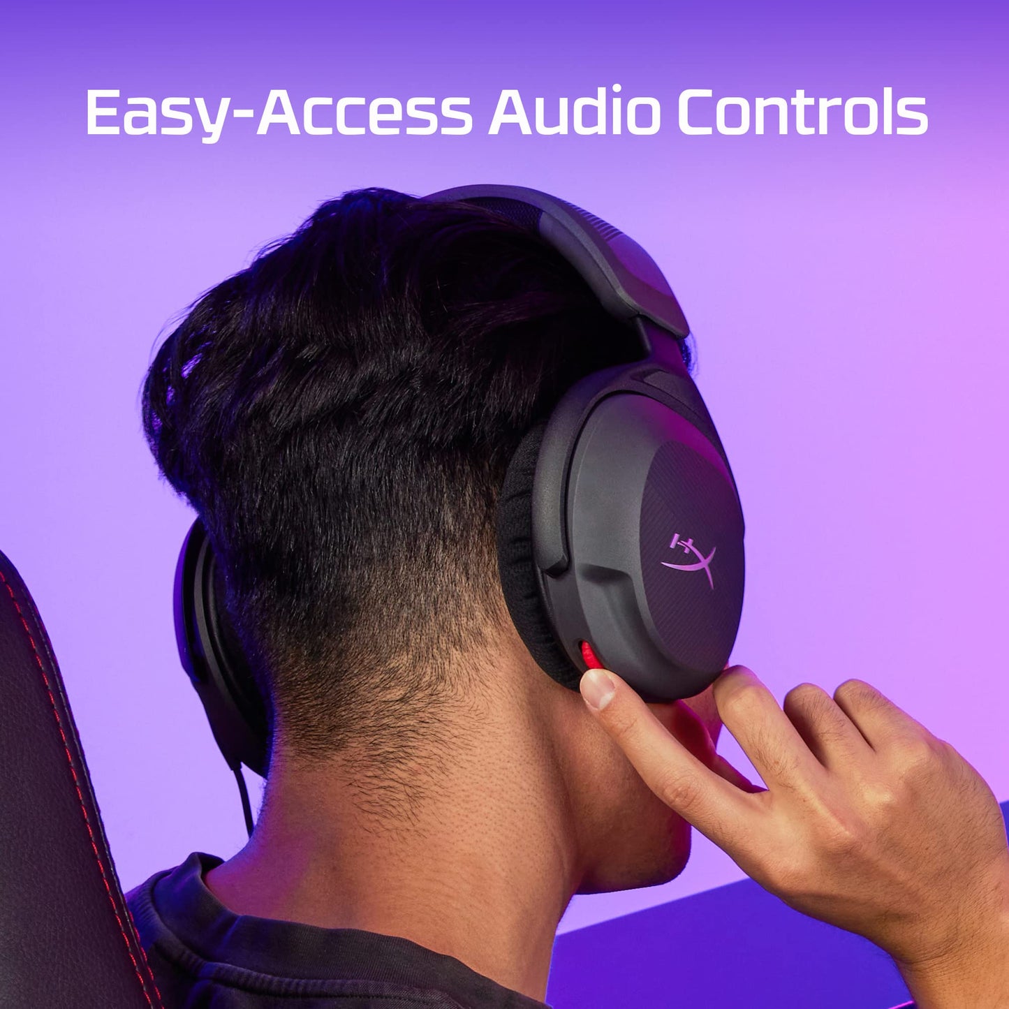 HyperX Cloud Stinger 2 Core – PC Gaming Headset, Lightweight Over-Ear Headset with mic, Swivel-to-Mute mic Function, DTS Headphone:X Spatial Audio, 40mm Drivers,Black