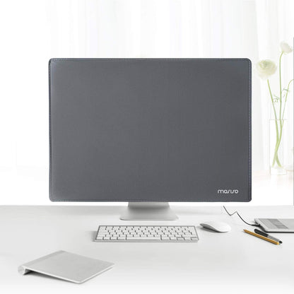MOSISO Monitor Dust Cover 26, 27, 28, 29 inch Anti-Static Dustproof LCD/LED/HD Panel Case Computer Screen Protective Sleeve Compatible with iMac 27 inch, 26-29 inch PC, Desktop and TV, Space Gray
