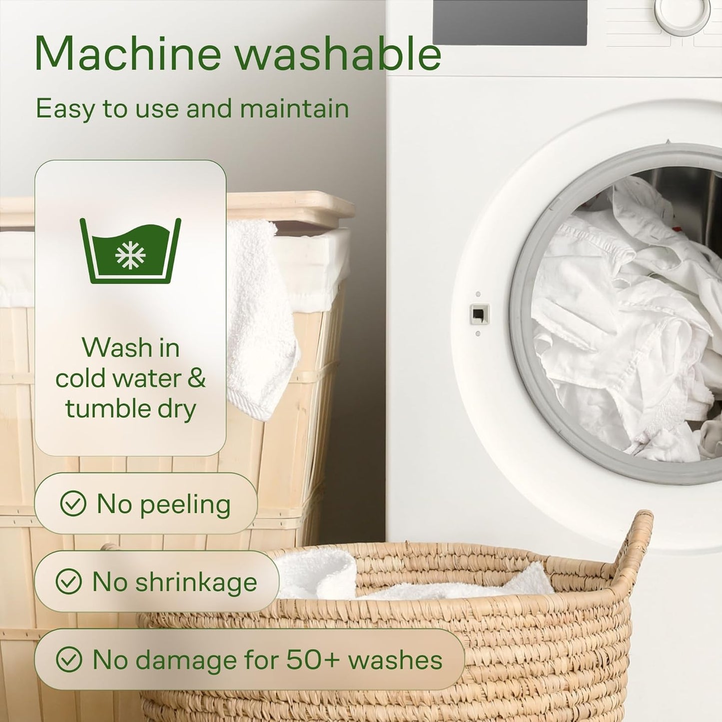 Niagara Sleep Solution Ultra Soft Mattress Topper | California King Size - Bamboo Pillow Top for Back Pain Relief, Naturally Cooling, Beige