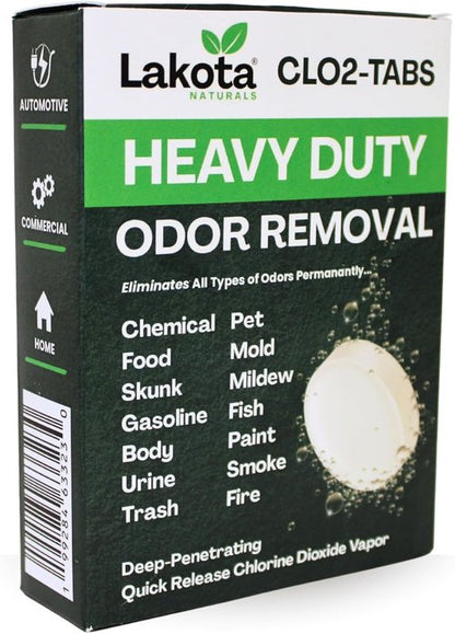 Chlorine Dioxide Fogger Kit - Professional Strength Odor Remover for Home, Car & RV | Easy-to-Use Deodorizer