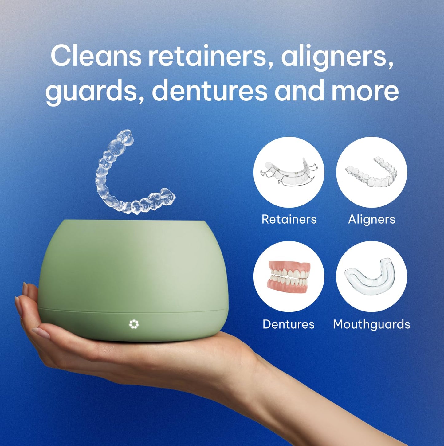 Zima Dental Pod PRO: Market-Leading, Best Aligner, Nightguard, Mouthguard, Denture, Ultrasonic Cleaner for Oral Dental Care