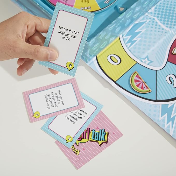 Hasbro Gaming Girl Talk Truth or Dare Board Game for Teens and Tweens Inspired by The Original 1980s Edition Ages 10 and Up for 2-10 Players