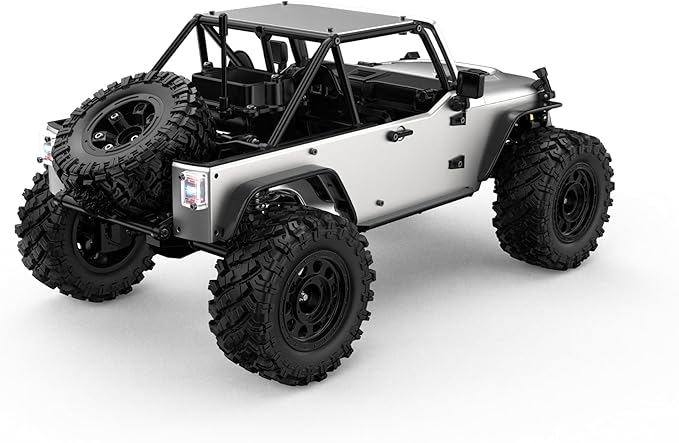 Helidirect MJX H12Y+ 1/12 Scale RC Car High-Torque 3650 Brushless BLDC Motor Aluminum Shell 12km/h 4WD RC Rock Crawler Off-Road All Terrain Model for Adults (Yellow (H12Y+))
