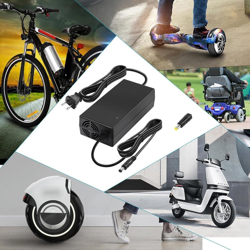 48V Battery Charger for Caroma Electric Scooter C1, E66 Pro, E68 Pro, Lightning, P1, P2, P3, 750W (1200W Peak)