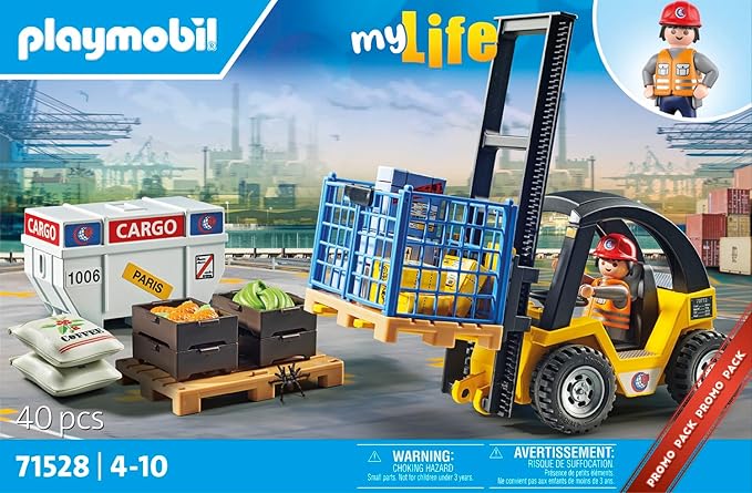 Playmobil Forklift Truck with Cargo