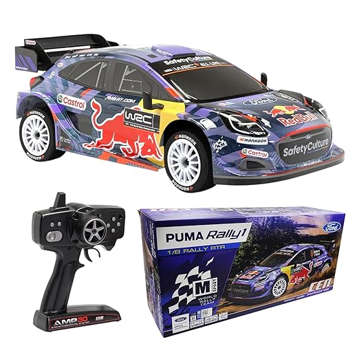 9001 2025 M-SPORT FORD Puma Rally 1 - 1/8 4WD RTR Brushless Motor