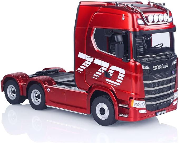 TOUCAN RC HOBBY 1/18 770S Plastic RC Tractor Truck Toys Finished Model RTR 7.4V Battery Radio 19CH Light Sound Effects Remote Control Lorry Car for Adult