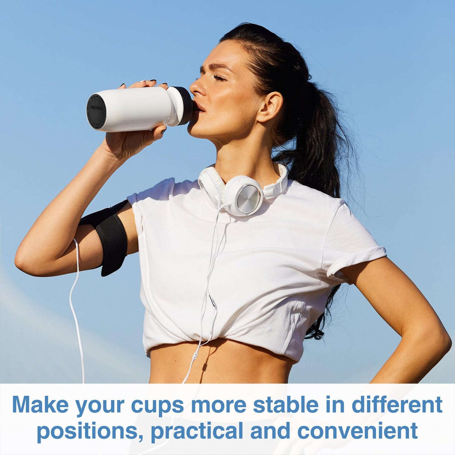75PCS Rubber Bottoms for Sublimation Tumblers, 56mm Protective Anti-Slip Silicone Bottom with Adhesive, Non-Slip Silicone Coaster Rubber Bottom for Wine Tumblers Skinny Straight Tumblers Mason Jars