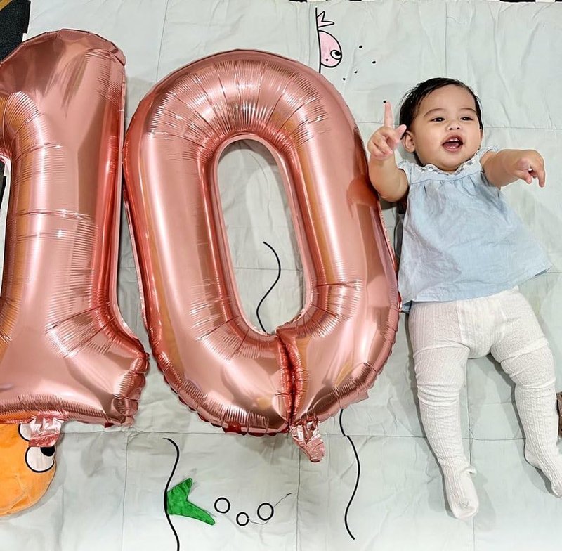 Rose Gold Number 22 Balloon 40 inch, 22 Number Balloons, 22nd Birthday Decorations, 22 Year Old Women Men Rose Gold Party Supplies