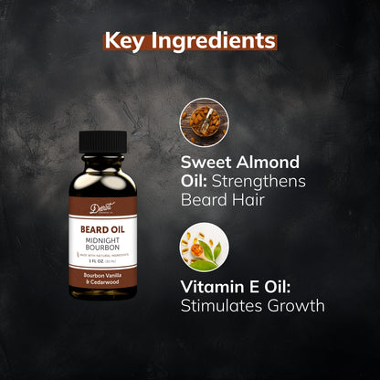 Detroit Grooming Beard Oil | Hydrating & Nourishing Formula with Vitamin E • Corktown Scent (1 oz)