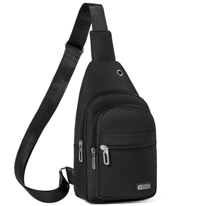 Small Sling Backpack Crossbody Sling Bag for Women, Chest Bag Daypack Fanny Pack Cross Body Bag for Outdoors Hiking Traveling - Black