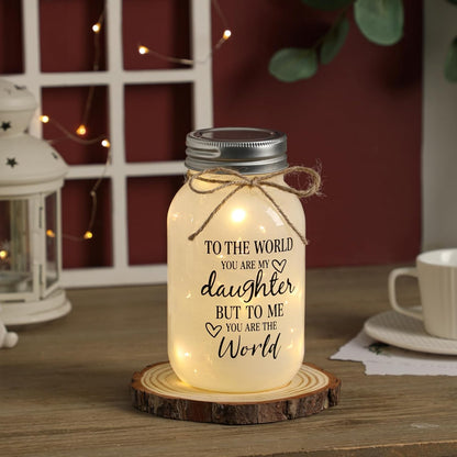 Maracco 30 oz Large Mason Jar Night Light | Perfect Mother's Day & Birthday Gift for Daughters