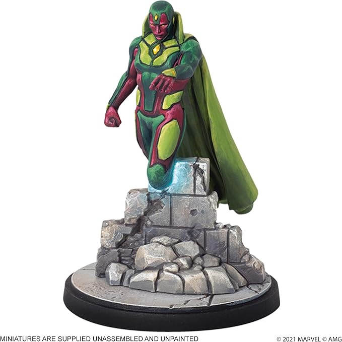 Marvel: Crisis Protocol Vision and Winter Soldier CHARACTER PACK - Heroes of Ever-Shifting Fortunes Tabletop Superhero Game Ages 14+ 2 Players 90 Minute Playtime Made by Atomic Mass Games