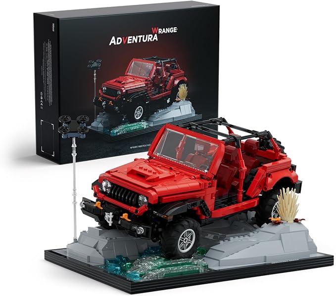 Nifeliz Wrange Pick-up car Model Building Set Unique Off-Road Car Building Toy for Adults Display Model Set for Adult Gift Giving (1993 PCS NF10281)