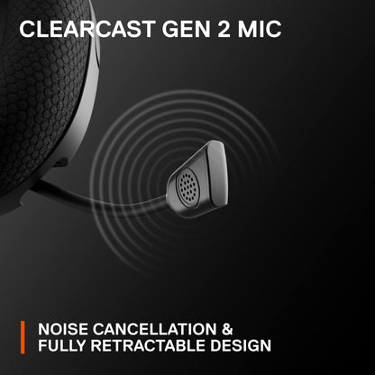 SteelSeries Arctis Nova 1 Multi-System Gaming Headset — Hi-Fi Drivers — 360° Spatial Audio — Comfort Design — Durable — Ultra Lightweight — Noise-Cancelling Mic — PC, PS5/PS4, Switch, Xbox - Black