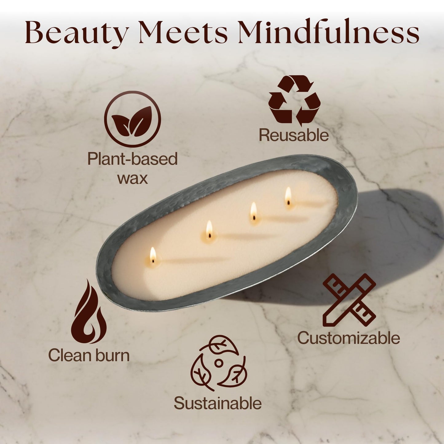 LILY LADUE Sand Candle Kit - 1Lb/16Oz Pearled Candles Sand and Wicks (24) with Silver Holder, Unscented Aroma Beads, Reusable Pearled Candle Wax for DIY Home Kit, Powder Beads Refill Available