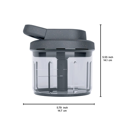 Zyliss Easy Pull Food Chopper and Manual Food Processor - Hand-Held Slicer & Dicer for Fruits & Vegetables - Easy Pull Manual Food Chopper - Cooking Gadgets & Kitchen Essentials - Easy Pull 3.0
