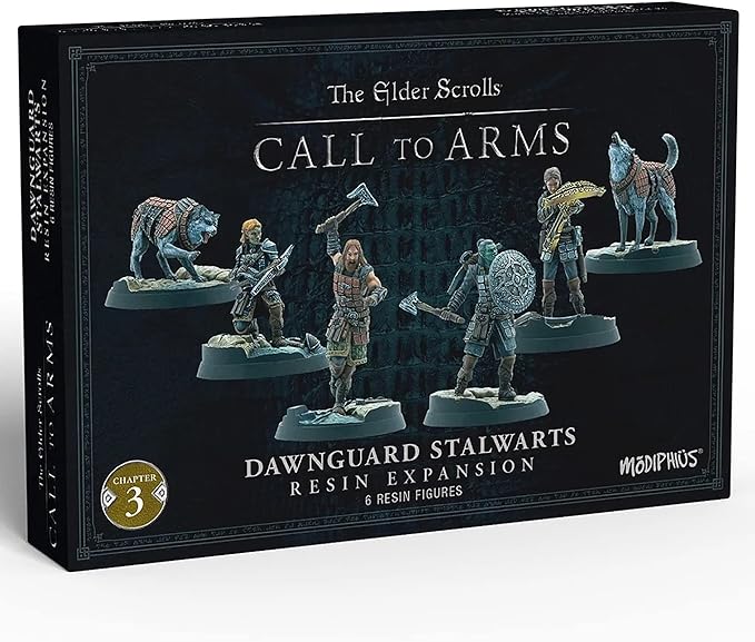 Modiphius Entertainment The Elder Scrolls: Call to Arms - Dawnguard Stalwarts - 6 Unpainted Resin Figures (MUH0330306)