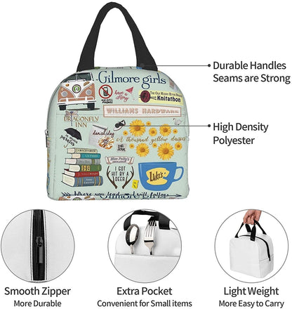 Lunch Tote Bag for Women Gifts Fashionable Collapsible Simple Modern DIY Bag Large